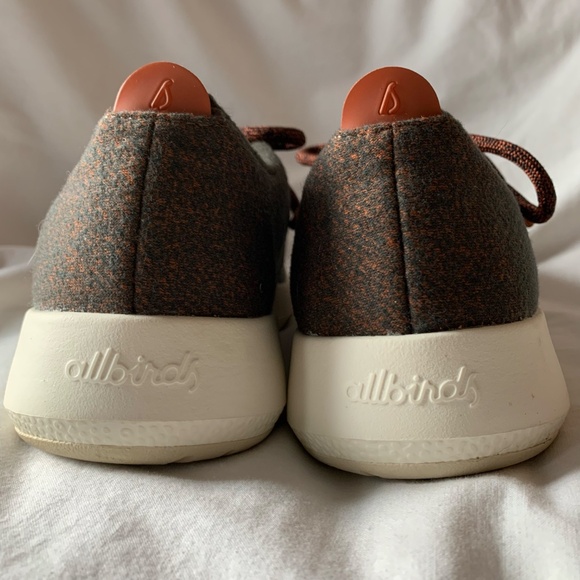 albirds 'Wool Runner Missles' sneakers in gray/rust color - Picture 4 of 9